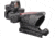 Trijicon 4x32 ACOG Rifle Scope, Dual Illuminated Red Chevron .223 Reticle w/ Colt Knob Thumbscrew Mount &amp; LED 3.25 MOA Red Dot RMR Type 2, Black, 100549