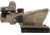 Trijicon 4x32 ACOG Rifle Scope, Dual Illuminated Red Chevron .223 Reticle w/ Colt Knob Thumbscrew Mount &amp; LED 3.25 MOA Red Dot RMR Type 2, Cerakote FDE, 100570