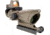Trijicon 4x32 ACOG Rifle Scope, Dual Illuminated Red Chevron .223 Reticle w/ Colt Knob Thumbscrew Mount &amp; LED 3.25 MOA Red Dot RMR Type 2, Cerakote FDE, 100570