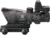 Trijicon 4x32 ACOG Rifle Scope, Dual Illuminated Red Crosshair .223 Reticle w/ Colt Knob Thumbscrew Mount &amp; LED 3.25 MOA Red Dot RMR Type 2, Black, 100550