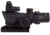 Trijicon 4x32 ACOG Rifle Scope, LED Red Crosshair .223 Reticle w/ Colt Knob Thumbscrew Mount &amp; Adjustable LED 3.25 MOA Red Dot RMR Type 2, Black, 100564