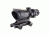 Trijicon ACOG TA31 4x32mm Rifle Scope, Black, Amber Chevron .223 / 5.56x45mm Reticle, MOA Adjustment, 100216