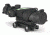 Trijicon ACOG 4x32 Illuminated Rifle Scope - Green Chevron Reticle, for M150, Black w/ TA51 Mount