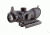 Trijicon ACOG 4x32 Scope, Center Illuminated Amber Crosshair .308 Ballistic Reticle, TA51 Mount, Backup Iron Sights and Dust Cover TA01NSN-308