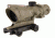 Trijicon ACOG TA31 4x32mm Rifle Scope, Flat Dark Earth, Red Crosshair .223 / 5.56x45mm Reticle, MOA Adjustment, 100372