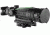 Trijicon ACOG 3.5x35 Scope, Dual Illuminated Green Horseshoe/Dot 5.56mm M249 Ballistic Reticle w/ RCOM-Emount &amp; 6.5MOA Adjustable RMR Sight