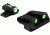 Trijicon Bright Tough 3 Dot Green Front Green Rear Night Sight Set For Sig Sauer P238 Sg07