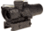 Trijicon Compact Dual Illuminated Low Height Q-LOC ACOG Scope, 1.5x16S, Amber, Circle Dot Reticle, Matte Black, 400332