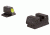 Trijicon FNH HD  Night Sight Set - .40, Orange Front Outline 600676