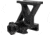 Trijicon MRO Quick Release Extra High Mount w/Q-LOC Technology, Black, AC32114