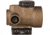 Trijicon OPMOD MRO 1x25mm Red Dot Sight, 2 MOA Red Dot Reticle, w/Trijicon MRO Low Mount AC32067, Coyote Brown, 2200090