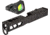 Trijicon RM01 RMR Type 2 LED 3.25 MOA Red Dot Sight, Black and TRYBE Defense Pistol Slide, Glock 19, Gen 4, RMR Cut, Version 2, Black Cerakote