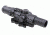 Trinity Force 1-4x24mm Assault Waterproof Rifle Scope w/Quick Release Monolithic Mount,Small Cross Etched Glass,Black SR10S1424B