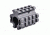 Trinity Force Gas Block M4/AR15 Quad Rail for .75in Barrel, Black, Low Profile MN012L