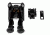 Trinity Force Tactical Full-Size Adj. Height Bipod, Black, Shrink Self-Motion, A ZSJJ88S