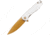 TRIVISA Hummingbird Linerlock Wht G10, TVJM07WG14
