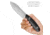 TRIVISA Aubergine Fixed Blade Black