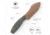 TRIVISA Pumpkin Fixed Blade Green