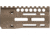 Troy Battlerail, SOCC 9mm, 4.5in, Special Ops M-LOK Compatible, Low Profile, Mil-Spec Hard Coat Anodized, Flat Dark Earth, SRAI-SR9-45FT-00