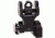 Troy Top Mounted Deployable Rear Sight for AR-15, Black, SSIG-FBS-RTBT-00