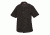 Tru-Spec Poly/Cotton Rip-Stop Tactical Uniform Shirt, Short Sleeve, Black, 5XLR 1336010
