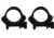 TruGlo Lightweight Quad Lock 1 in Scope Rings Mount, Picatinny/Weaver Rails, Medium, Black, TG-TG8961B1