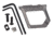 TRYBE Defense Aggressive M-LOK &amp; Key-Mod Handstop, Gunmetal, HNDSTP2-GM