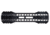 TRYBE Defense AR-15 M-LOK Extra Lightweight Quad Handguard w/ Cut Rail, 9in, Black, HDG9QCR-BL