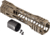 TRYBE Defense AR-15 M-LOK Extra Lightweight Quad Handguard w/ Cut Rail, 9in, Flat Dark Earth, HDG9QCR-FDE