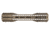 TRYBE Defense AR-15 M-LOK Lightweight Quad Handguard w/ Full Rail, 12in, Flat Dark Earth, HDG12QFR-FDE