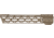 TRYBE Defense Magnite Go Fast Ultra Lightweight Handguard, Cut Top Rail, M-LOK, FDE, 12in, MGHDG-V2-12CR-FDE
