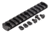 TRYBE Defense Magnite M-Lok Picatinny Rail Section, 11 Slots, Black, TRBDMGRAIL11-BL