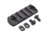 TRYBE Defense Magnite M-Lok Picatinny Rail Section, 5 Slots, Black, TRBDMGRAIL5-BL