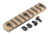 TRYBE Defense Magnite M-Lok Picatinny Rail Section, 9 Slots, FDE, TRBDMGRAIL9-FDE