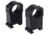 TRYBE Optics Advanced Scope Rings, Tube Dia 1in, X-High, Black, TROHERNG1XH
