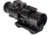 TRYBE Optics 5x36mm Compact Prism Scope Red Dot Sight, 36mm Tube, 4 MOA Dot, Anodized, Black, TRO5XPRISM-BL