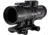 TRYBE Optics 5x36mm Compact Prism Scope Red Dot Sight, 36mm Tube, 4 MOA Dot, Anodized, Black, TRO5XPRISM-BL