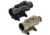 TRYBE Optics S.L.E.D. 5X Prism 5x36mm Rifle Scope, Black, FDE