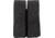 TRYBE Tactical Covered Double Pistol Magazine Pouch, Black, 22HPC2BK