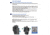 TRYBE Tactical Universal Holster w/ Paddle and Belt Clip, Right, Black, TRT-UH-PBCKIT-BL