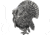 TS Brown Turkey Pin, TSBB17