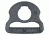 TUFF Products 1 Knotched Nesting Ring (Each), Black 2001-D