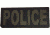 TUFF Products Police PVC Patch, Olive/Black, 7x3 in, P-Police -7x3 ODBK
