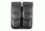 TUFF Products Slide-On Double Magazine Pouch w/ Hidden Snap, Black Plain, Size 2 Gl17192223 Be9296 7502-BPH-2