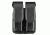 TUFF Products Slide-On Horizontal/Vertical Carry Quad Magazine Holder, Black Plain, Size 1 1911 220 7504-BPH-1