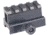 Tuff Zone 1in Compact Riser Mount, See-Through - 4 Slots, TZ-MR4