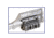 Tuff Zone Tri-Rail Barrel Mount w/ Laser Clamp, 5 Slots on Each Rail, Fits Up to 23mm, TZ-M3B5