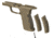 Tyrant CNC Snub Nose Sig Sauer P365 Grip Module, Flat Dark Earth, TD-P365GRM-SNUB-FDE