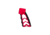 Tyrant CNC Mod Grip, w/Chevron Back Straps, Red, Medium, TD-763-R3