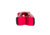 Tyrant CNC Mod Grip, w/Chevron Back Straps, Red, Medium, TD-763-R3